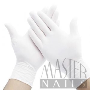 Gumikesztyű 10 db. / LATEX Fehér S-es méret.